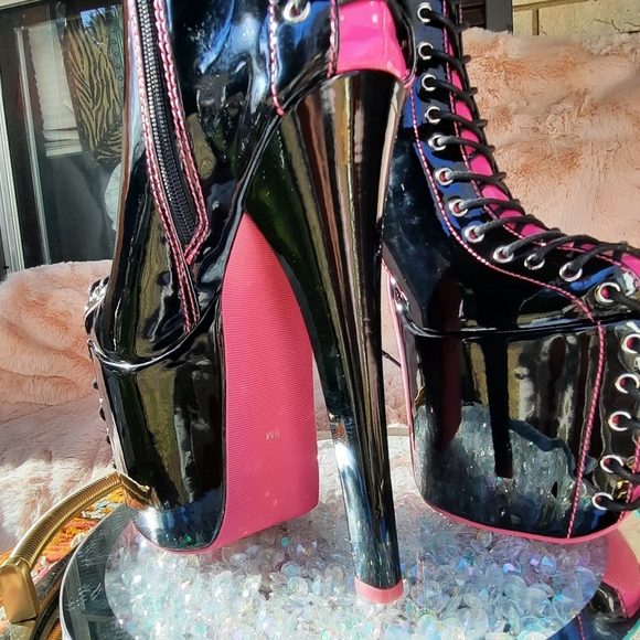 Platform Stiletto Boots - Picture 8 of 13